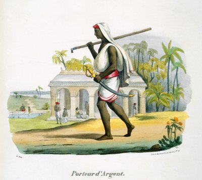 Ein Silberträger, 1827-35 von M.E. Burnouf